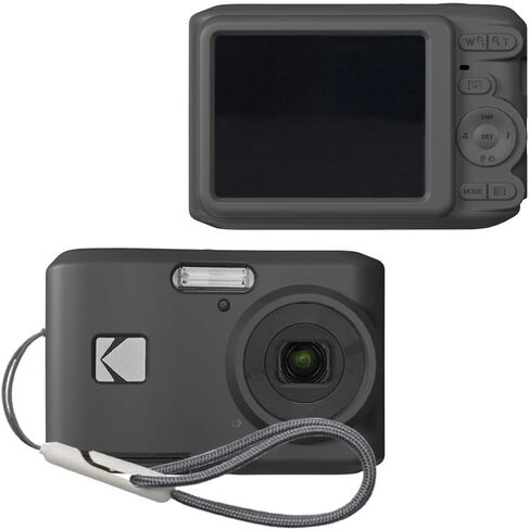 Silicone Case for Kodak PIXPRO FZ45 with Lanyard Kodak PIXPRO FZ45 case- White in Kuwait