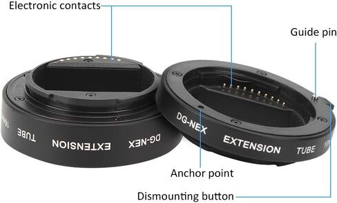 10mm16mm حلقة محول ماكرو أنبوب تمديد التركيز التلقائي لكاميرا NEX E Mount in Kuwait