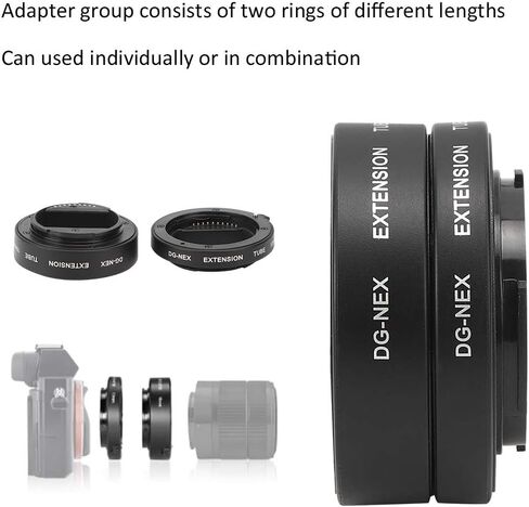 10mm16mm حلقة محول ماكرو أنبوب تمديد التركيز التلقائي لكاميرا NEX E Mount in Kuwait