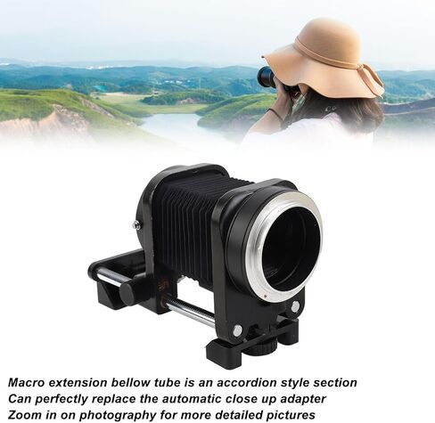 Aluminum Macro Lens Extension Bellows Tube Photography Accessories for Cameras in Saudi Arabia