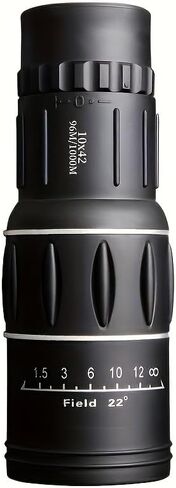 10x42 High Powered Monocular Telescope, Compact Non-Slip Portable Monocular for Bird Watching, Camping, Hiking, Travel, Concerts and Outdoor Viewing（Black） in Saudi Arabia