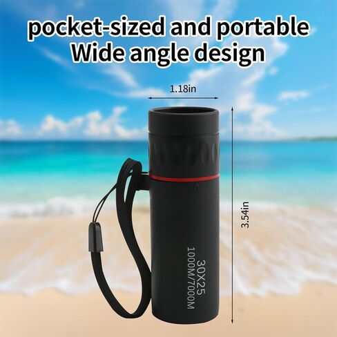 Mini Monocular Telescope, Upgrade 30 x 25 HD Monoculars,Be Used for Stargazing,Camping Hiking and Bird Watching Compact and Non-Slip in Saudi Arabia