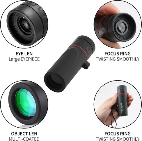 Mini Monocular Telescope, Upgrade 30 x 25 HD Monoculars,Be Used for Stargazing,Camping Hiking and Bird Watching Compact and Non-Slip in Saudi Arabia