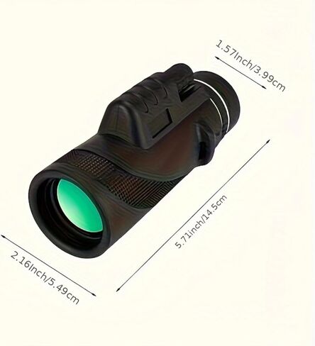 Portable 40x60 Monocular Telescope High Definition Optical Lens for Long Distance Viewing in Saudi Arabia