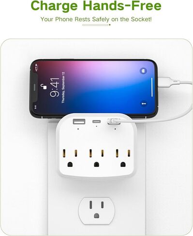 1080P Wall Outlet WiFi Camera Security Nanny Camera Motion Detection (Including 32g Memory Card) in Saudi Arabia