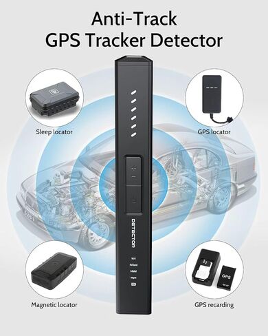 كاشفات الكاميرا الخفية، كاشف كاميرا مضاد للتجسس، كاشف تعقب GPS، كاشف الأخطاء المخفية، 6 أوضاع للسفر، الفندق، P18 Mix Matte Black in Saudi Arabia