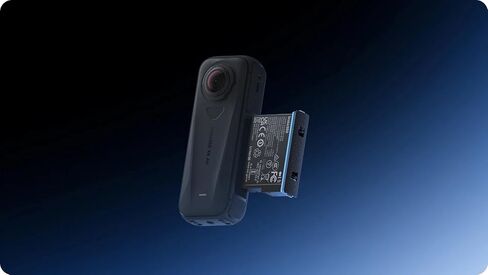 بطارية هوائية Insta360 X4 (2010 مللي أمبير)، سعة عالية، شحن سريع/متوافقة فقط مع كاميرا X4 Air 360 in Kuwait