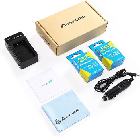 2 قطعة بطاريات EN-EL19 وشاحن USB LCD لنيكون Coolpix A100 S100 S3300 S3400 S3500 S3600 S3700 S4100 S4200 S4300 S4400 S5200 S5300 S6400 S6500 S6600 S6700 S6800 S6900 S7000 in Kuwait