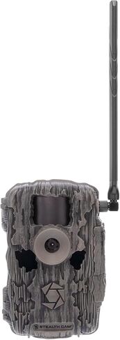 Stealth Cam Fusion MAX Dual Sim 36MP Photo & 1080P HD Video، 0.35 ثانية سرعة التشغيل، كاميرا الصيد الخلوية التي يتم التحكم فيها عن طريق التطبيق، AT&T & Verizon + لوحة شمسية in Kuwait