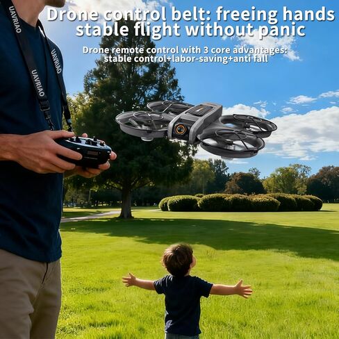 طائرة بدون طيار بشاشة 4.5 بوصة عالية الدقة للتحكم عن بعد مع كاميرا مزدوجة 2K ومحركات بدون فرش، طائرة كوادكوبتر آمنة للحماية 360 درجة، تحوم تلقائي، تقلبات ثلاثية الأبعاد، وضع مقطوعة الرأس، اتبعني، ضوء LED، واي فاي FPV، بطاريتان طيران لمدة 30 دقيقة، هدية را in Kuwait