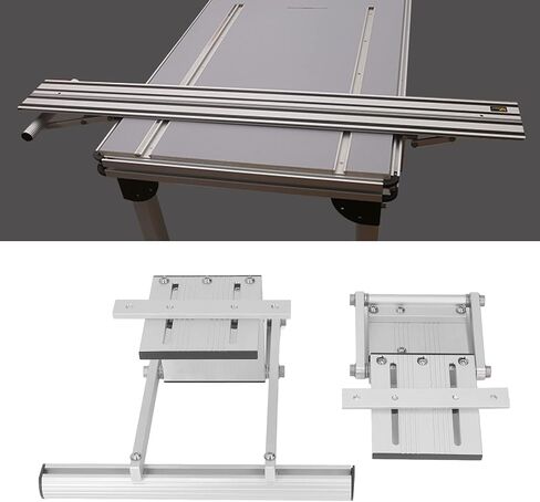Circular Saw Guide, Aluminum Alloy Double Layer Circular Saw Track, Electric Saw Lifting Guide Rail Accessories, Cutting Tool for 30 Chute in Saudi Arabia