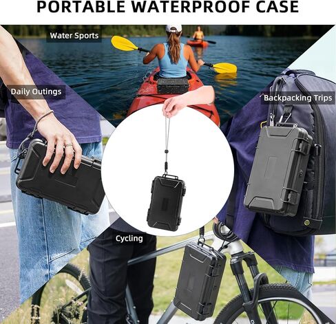 قفص واقي لـ DJI Osmo 360 Utility Frame Case محمول مقاوم للماء وحقيبة تخزين للسفر 4 × بطارية/محور شحن لملحقات كاميرا DJI Osmo 360 (الجراب فقط) in Kuwait