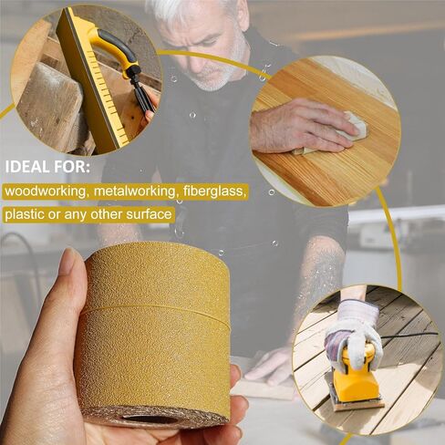 2-3/4 Inch Wide 80 120 220 320 Grit -PSA Sanding Roll- 20 Yards Sandpaper Roll 2-3/4" Longboard Sanding Paper, Sticky Back Self-Adhesive Sheets for Automotive, Woodworking Hand Sanding Blocks in Saudi Arabia