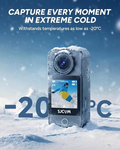 SJCAM C400، كاميرا جيب 4K صغيرة بوف أكشن، كاميرا جسم مغناطيسية صغيرة قابلة للارتداء، مثبت أفقي بـ 6 محاور، مقاومة للماء حتى 30 متر، شاشة تعمل باللمس، ميكروفون مدمج لتسجيل الفيديو، مع مجموعات تثبيت الخوذة، أسود in Saudi Arabia