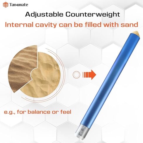 Carbide Roughing Tool for Wood Lathe - Pre-installed 11mm Ci2 Square Insert for Fast Stock Removal, Woodturning Rougher with Stainless Steel Arbor, Aluminum Alloy Handle in Saudi Arabia