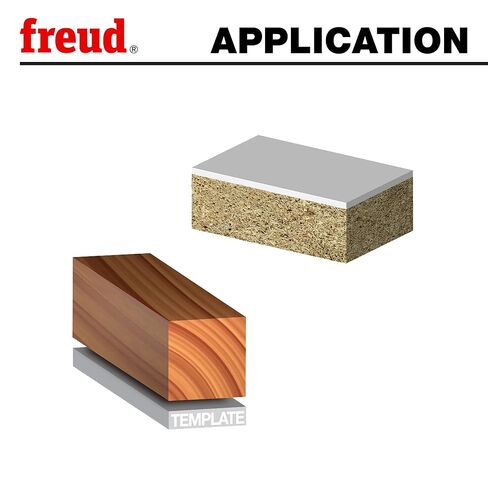 Freud 42-110: 1/2" (dia.) Bearing Flush Trim Bit with 1/2" shank, 1" carbide height in Saudi Arabia