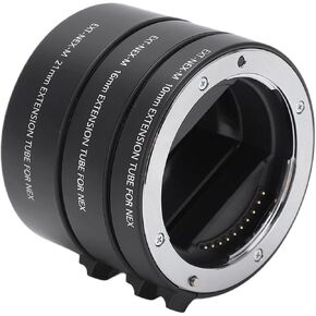 المعادن السيارات ماكرو تمديد أنبوب الدائري لسوني E-Mount A7 A7RIV A7III A7RIII A9 A7V A7II A6000 A6300 ZV-E1 ZV-E10 ممتاز in Kuwait