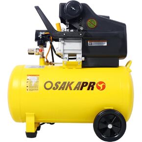 ضاغط هواء محمول بقوة 4.5 حصان سعة 13 جالونًا، خزان أفقي مشحم بالزيت بقوة 115 رطل لكل بوصة مربعة، هادئ للغاية مع عجلات لاستخدام المقاولين ومحلات الأعمال الخشبية وصيانة السيارات in Kuwait