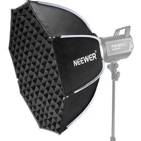 NEEWER BASICS Parabolic Softbox, 47.2" Bowens Mount Soft Box, Light Diffusers/Grid/Bag, Compatible with Aputure 150c Compatible with Godox SL60w NEEWER FS300C FS230C FS150B HB80C CB200C Q6 Q300, NS66P in Saudi Arabia