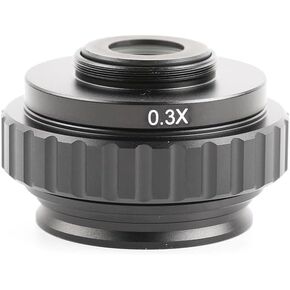1 قطعة C جبل محولات عدسة 0.3X 0.4X 0.5X CTV لكاميرا مجهر ستيريو ثلاثي العينيات 38 مللي متر واجهة زيادة مجال الرؤية (0.3X) in Kuwait