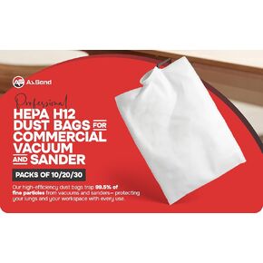 حقيبة تجميع الغبار - صغيرة، 3 عبوات، حقيبة غبار قابلة للتعديل، مع نظام فلتر ثلاثي الطبقات، تلتقط الغبار لأجهزة الصنفرة، ومنشار ميتري لجمع الغبار وإكسسوارات منشار الطاولة، تناسب المنافذ حتى 42 مم in Kuwait