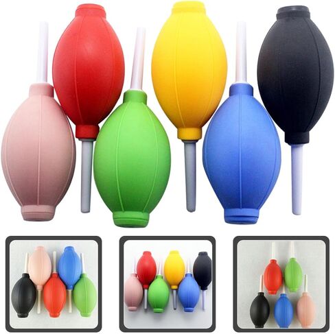 Homoyoyo 6pcs Camera Lens Air Blower Dust Cleaning Tools Squeeze Ball Pump for Sensor and Electronics Maintenance with Dust Blower Set in Saudi Arabia