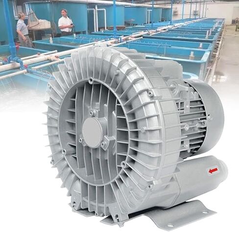 High-Pressure Vortex Ring Blower, 350W Regenerative Vacuum Pump for Sewage Aeration, Aquarium & Fish Pond Oxygenation (380V) - Powerful & Efficient in Saudi Arabia