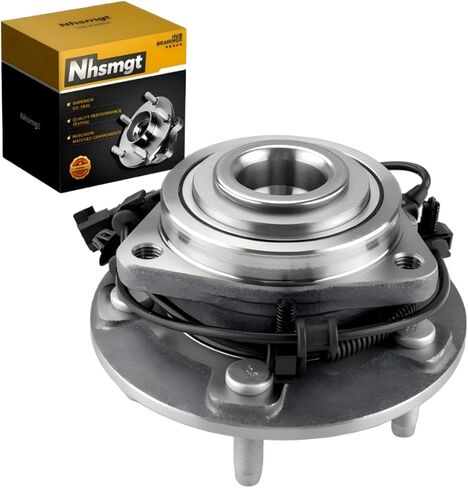 Front Wheel Hub Bearing Assembly Compatible with 2012-2013 Ram 2500 FWD/4WD, 2012-2013 Ram 3500 FWD/4WD 8 Lug with ABS 515148 in Saudi Arabia