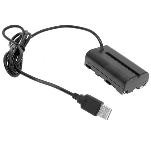 GyroVu USB to Dummy Battery Replacement for Sony-L (NP-F550) 40" Adaptor Cable with 3.1 Amp USB Power Supply in Saudi Arabia