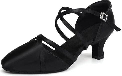 HROYL Women Closed Toe Ballroom Dance Shoes Standard Practice Performence Latin Salsa Dance Shoes,Model 933 in Saudi Arabia