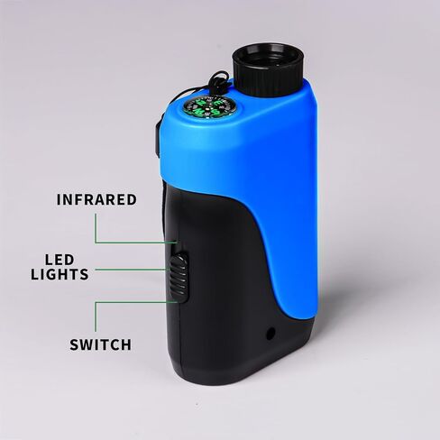 Compact Monocular for Kids with Compass,LED Signal Light, Telescope, Infrared Rays., Smaller Size Easier to Carry Around for Bird Watching Hunting Camping Hiking Sport Game Concerts in Saudi Arabia