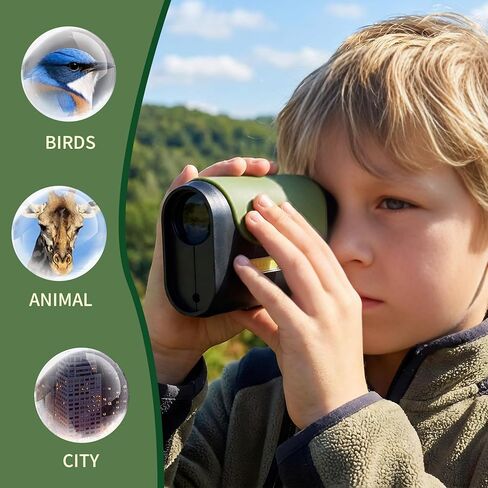 Compact Monocular for Kids with Compass,LED Signal Light, Telescope, Infrared Rays., Smaller Size Easier to Carry Around for Bird Watching Hunting Camping Hiking Sport Game Concerts in Saudi Arabia