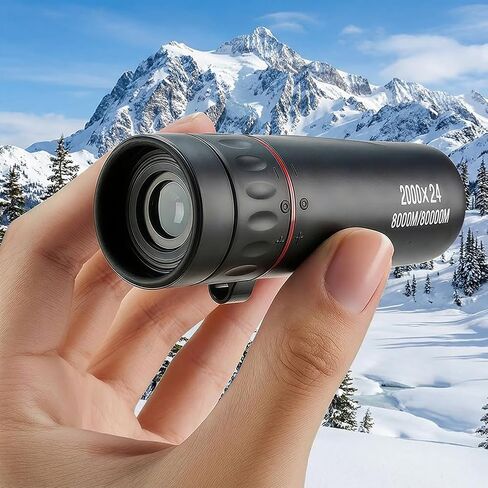Mini Monocular Telescope, 24X HD Monocular Scope, High Power Prism Compact Monoculars for Hiking Concert Travelling in Saudi Arabia