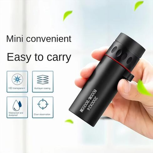 Mini Monocular Telescope, 24X HD Monocular Scope, High Power Prism Compact Monoculars for Hiking Concert Travelling in Saudi Arabia