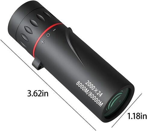 Mini Monocular Telescope, 24X HD Monocular Scope, High Power Prism Compact Monoculars for Hiking Concert Travelling in Saudi Arabia