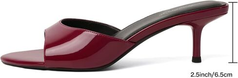 Mostrin Kitten Heels for Women Pointed Toe Vintage Mules Heels Sexy Slip on Stiletto Backless Sandals for Party Wedding Daily in Saudi Arabia