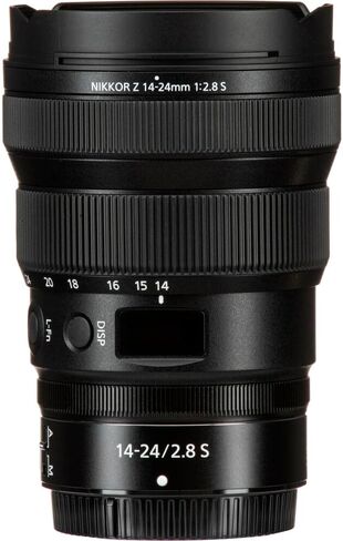Nikon NIKKOR Z 14-24mm f/2.8 S Lens for Z Series Mirrorless Cameras (20097) + 64GB Memory Card + Filter Kit + Card Reader + Photo Software + Flex Tripod + More (Renewed) in Saudi Arabia