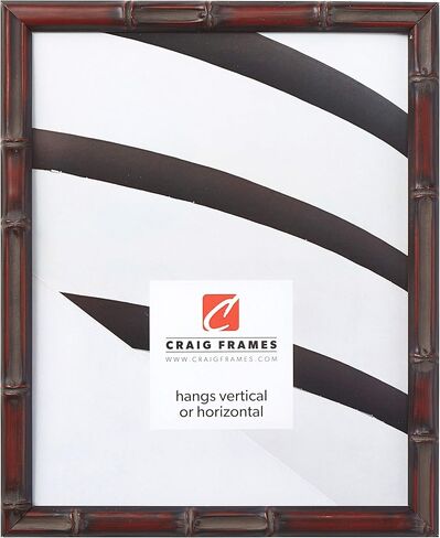 Craig Frames 11x14 إطار الصورة - نمط الخيزران الذهبي عتيق ، إطار خشبي مع الزجاج ، الدعم ، وأجهزة معلقة ، شاشة جدار مزخرفة للصور أو الفن in Saudi Arabia