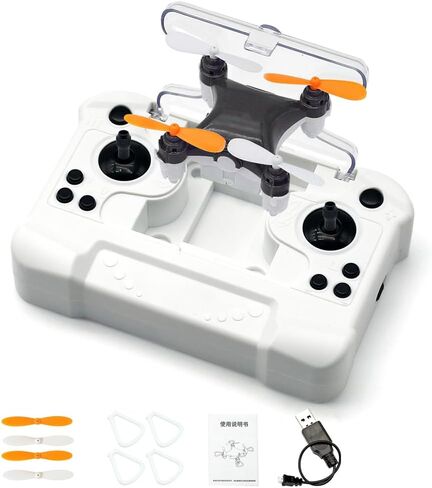 Mini Drone with Easy Stunt Flights & 360° Tricks - Perfect Beginner-Friendly Flyer, Mini Drone for Kids with LED & Altitude Hold & Propeller Protection, 360°flips, For Indoor Outdoor (Blue) in Saudi Arabia