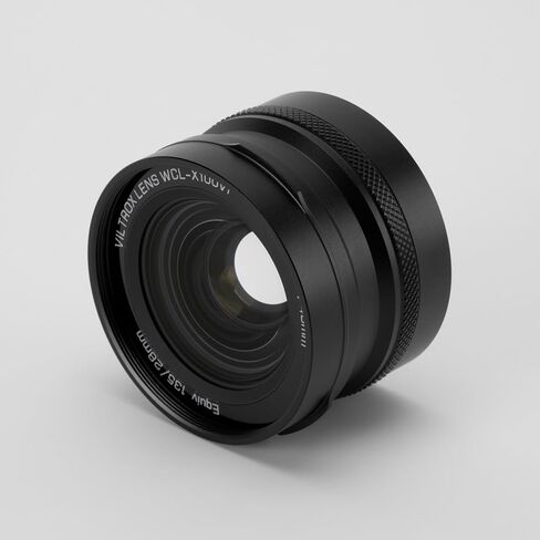 عدسة تحويل واسعة VILTROX WCL-X100VI لكاميرا سلسلة Fuji X100، عدسة التعرف التلقائي بزاوية واسعة 0.8X لكاميرات Fujifilm X100VI، X100V، X100F، X100S، X100 in Kuwait