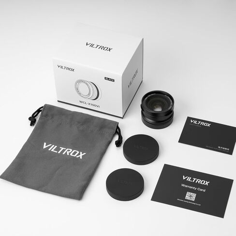عدسة تحويل واسعة VILTROX WCL-X100VI لكاميرا سلسلة Fuji X100، عدسة التعرف التلقائي بزاوية واسعة 0.8X لكاميرات Fujifilm X100VI، X100V، X100F، X100S، X100 in Kuwait