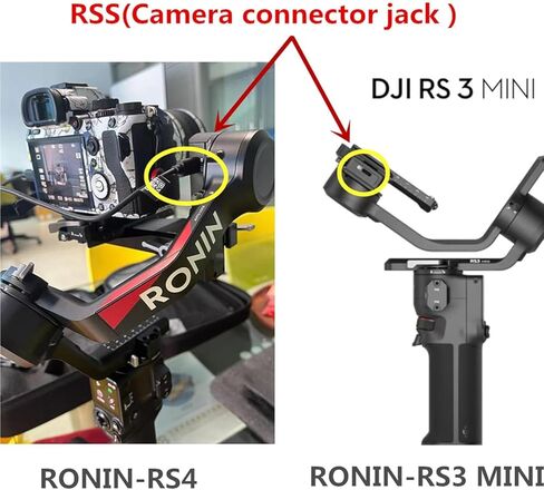 كابل تحرير مصراع الكاميرا RSS-P لباناسونيك GH5S، GH5، G9، متوافق مع مثبت DJI Ronin، جهاز التحكم عن بعد TRRS 2.5 مم للصور والفيديو in Kuwait