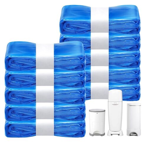 Diaper Pail Refills Bags10PCS,148ft,Hold up to 2320 Diapers,7Layer Advanced Odor Elimination Technology,For For Diaper Genie Pails Refill Bag,Angelcare and Munchkin Pails Refill Bag in Kuwait