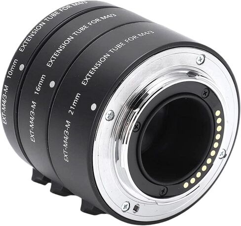 Auto Macro Extension Tube for Panasonic for Olympus M4/3 GF5 GF6 G7 G9 GM5 GX1 GX7 G3 E-P5 E-PM E-M1 E-M5 E-M10 II III Excellent in Saudi Arabia