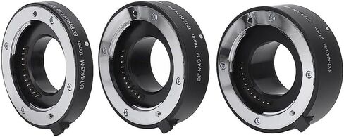 Auto Macro Extension Tube for Panasonic for Olympus M4/3 GF5 GF6 G7 G9 GM5 GX1 GX7 G3 E-P5 E-PM E-M1 E-M5 E-M10 II III Excellent in Saudi Arabia
