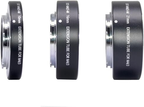 Auto Macro Extension Tube for Panasonic for Olympus M4/3 GF5 GF6 G7 G9 GM5 GX1 GX7 G3 E-P5 E-PM E-M1 E-M5 E-M10 II III Excellent in Saudi Arabia