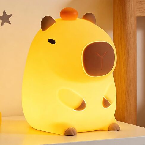 Amaredom DoDo Duck Night Light, Cute Duck Lamp, Silicone Dimmable Nursery Nightlight, Rechargeable LED Bedside Lamp with 20 Minutes Timer & Tap Control Baby Girls Women Bedrooms, Living Room in Kuwait