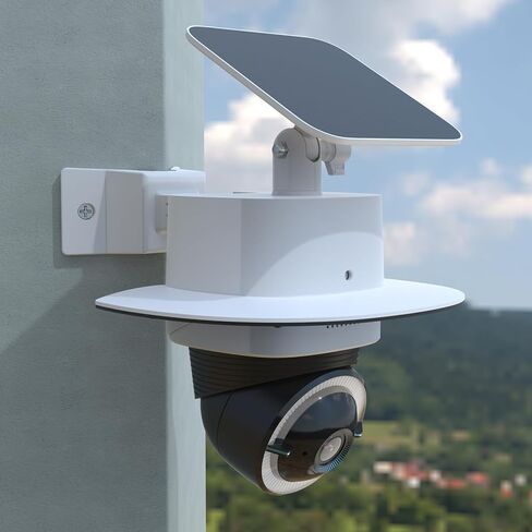 Waterproof Outdoor Sun Rain Shade Shield Cover with Adjustable Corner Mount Bracket for eufy Security 4G LTE Cam S330 Camera,ABS Material All-Round Camera Protective Case (Corner Mount Bracket) in Saudi Arabia