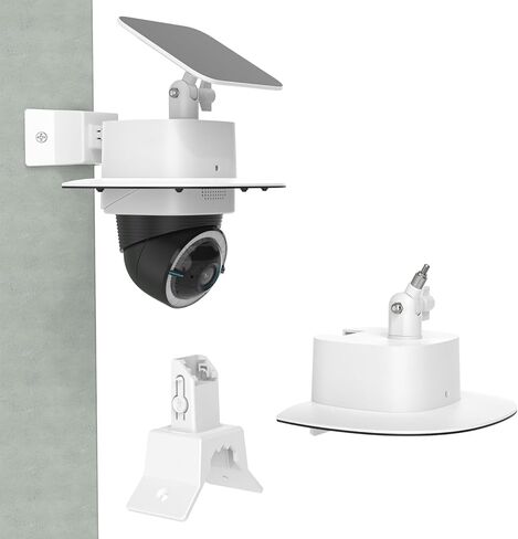 Waterproof Outdoor Sun Rain Shade Shield Cover with Adjustable Corner Mount Bracket for eufy Security 4G LTE Cam S330 Camera,ABS Material All-Round Camera Protective Case (Corner Mount Bracket) in Saudi Arabia