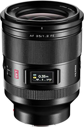 عدسة VILTROX AF 35 مم F1.2 LAB FE لـ Sony E-Mount، 35/1.2 LAB FE عدسة رئيسية ذات فتحة كبيرة بإطار كامل مع محرك Hyper VCM AF، تركيز عائم مزدوج، مثالية للصور الشخصية والإضاءة المنخفضة وتصوير الفيديو in Kuwait